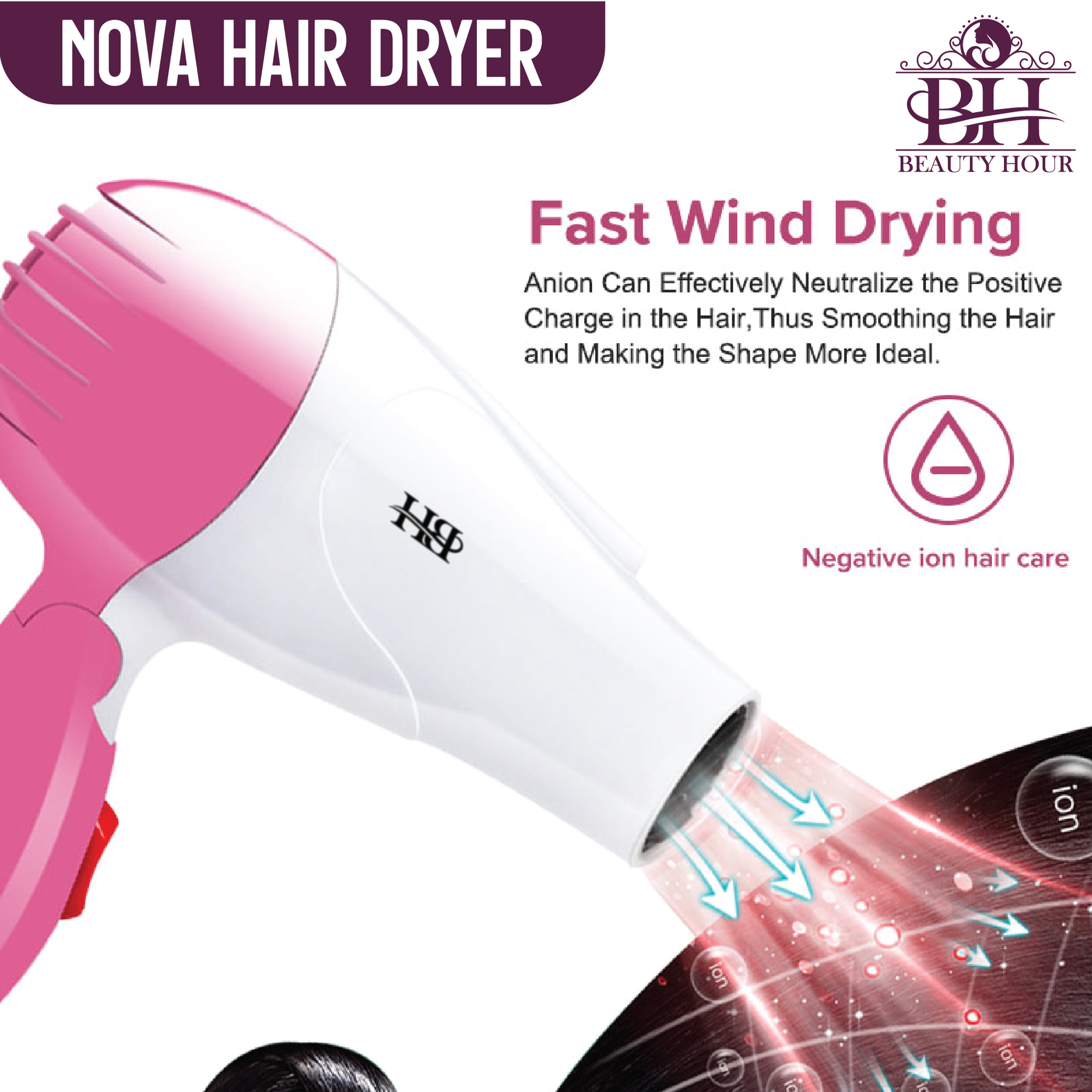 Nova Foldable Hair dryer