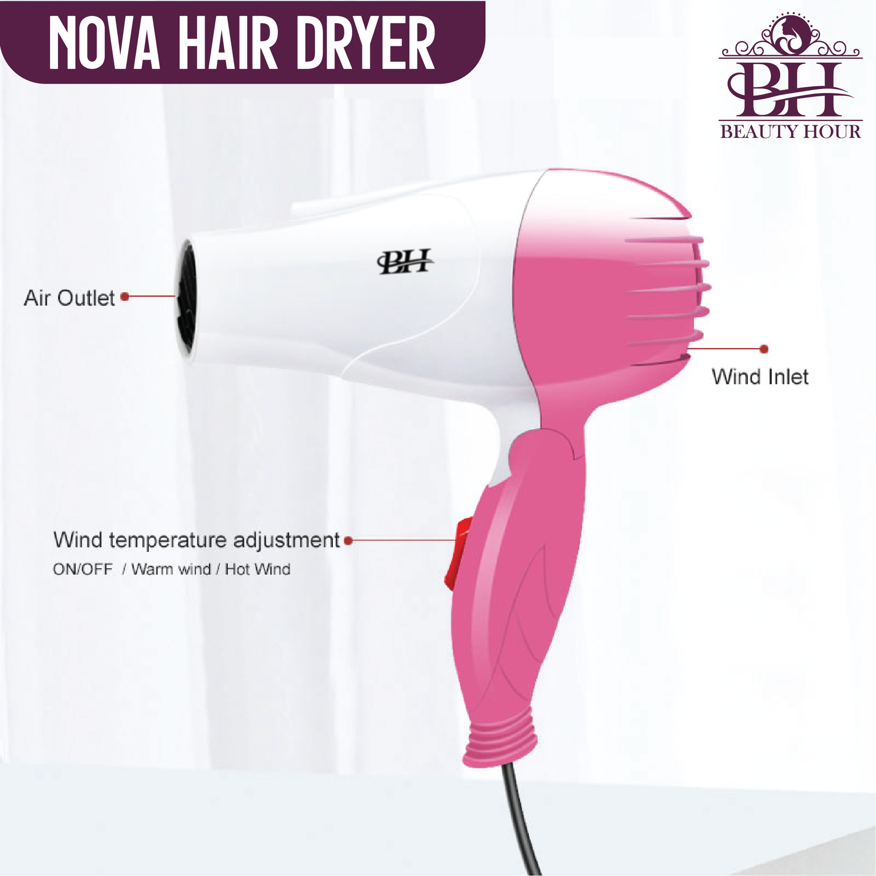 Nova Foldable Hair dryer