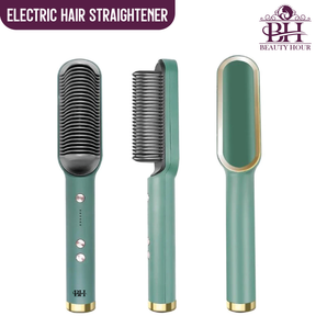 2-in-1 Straight Hair Iron Brush