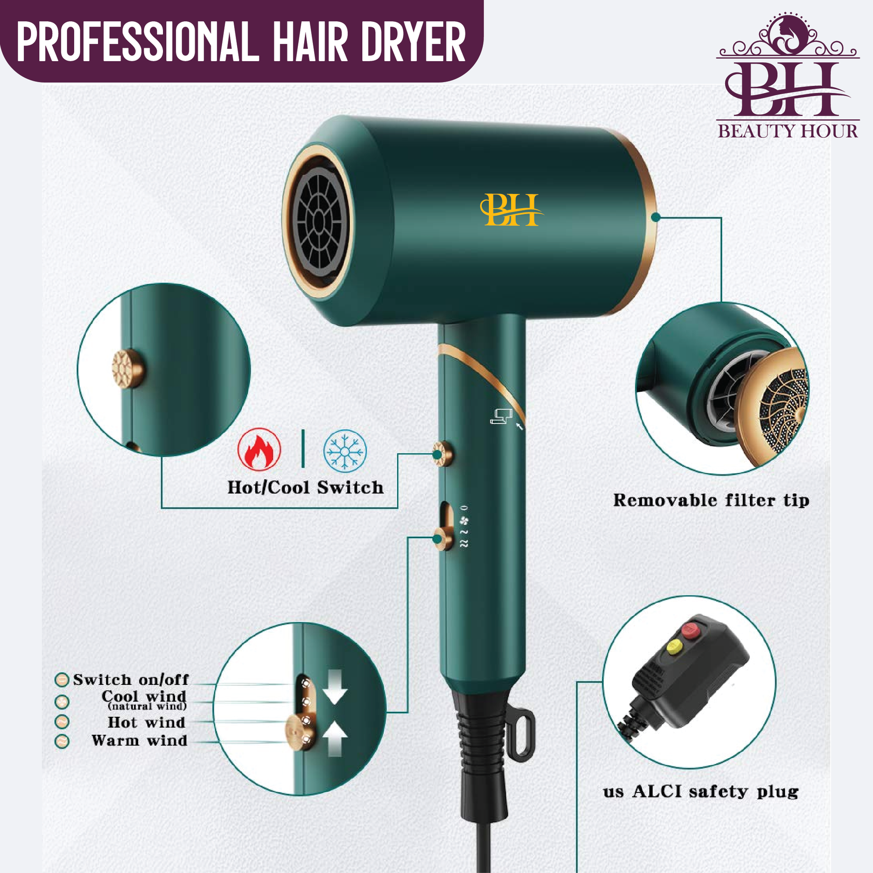 Professional Hair Dryer